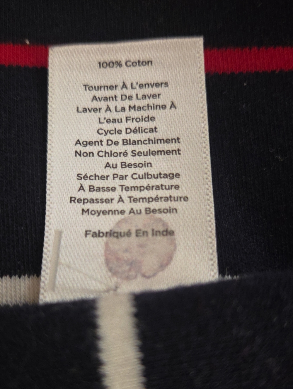 Talbots Navy Stripe Soft Cotton Dress. Women Size Small. - Picture 5 of 7